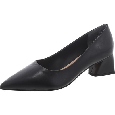 Franco Sarto Womens Racer Leather Pointed Toe Slip-On Pumps Shoes BHFO 4029