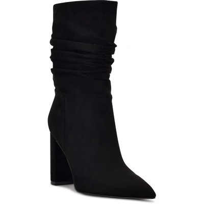 Женские ботинки Nine West Denner 2 черного цвета до середины икры Shoes 5 Medium (B,M) BHFO 0251