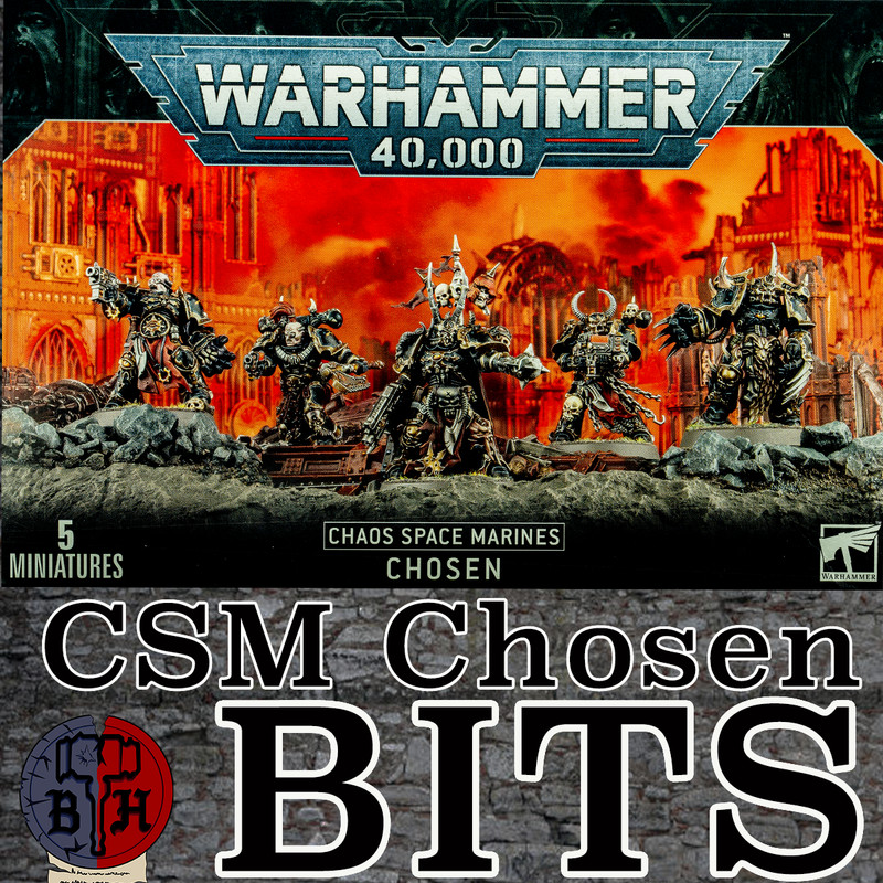 Warhammer 40K Chaos Space Marines Chosen Box Set BITS multi