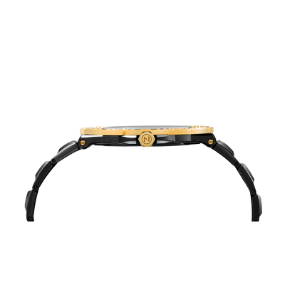 NOVE NOVE TRIDENT ULTRA SLIM DIVER BLACK GOLD WATCH - BRAND