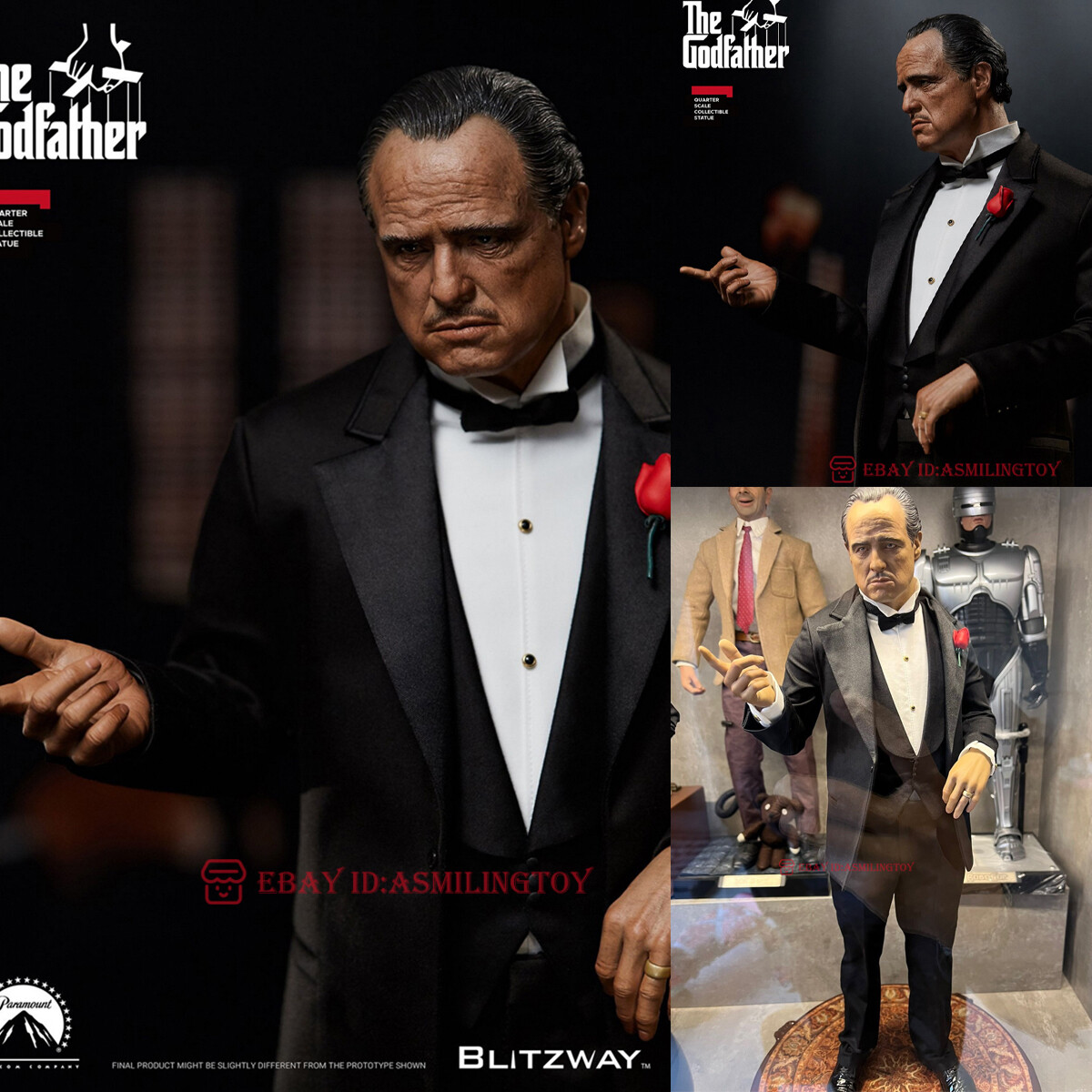 ブリッツウェイ ゴッドファーザー ヴィトコルレオーネ 1/4スケール スタチュー 1/4 Blitzway BW-SS-20301 The Godfather Vito Corleone Resin