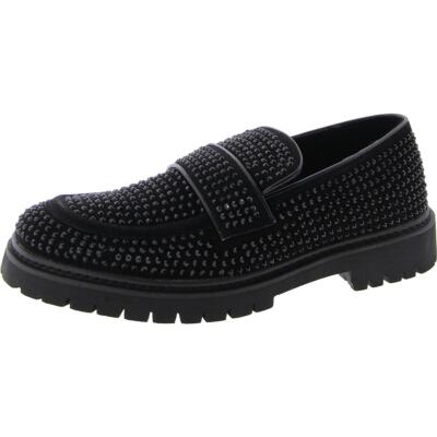 Steve Madden/ женские замшевые мокасины без застежки со стразами; BHFO 3569