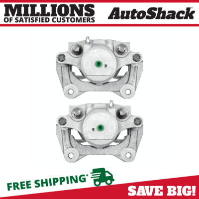 Front Brake Calipers w/ Bracket Pair 2 for Kia Optima 2011-2015 Hyundai Sonata