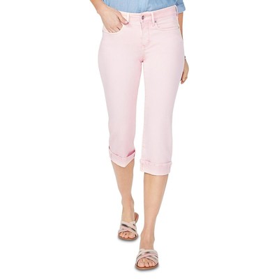 Женские укороченные джинсы NYDJ Marilyn Pink Denim Lift Tuck Tchnology 16 BHFO 1687