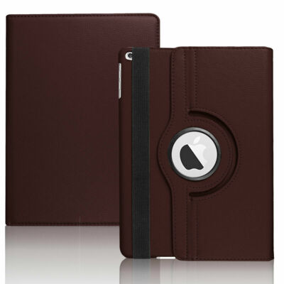 For iPad 9.7 6th 5th Generation 2018 360° Rotating Flip Stand Leather Case Cover