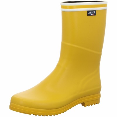AIGLE AIGLE DAMEN STIEFEL CHANTEBOOT 88563 GELB 843305