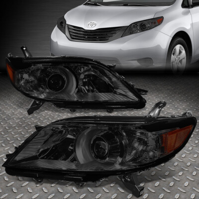 ДЛЯ 11-20 TOYOTA SIENNA ДЫМЧАТЫЙ КОРПУС ЯНТАРНАЯ УГЛОВАЯ ФАРА ПРОЕКТОРА НАЛОБНЫЙ ФОНАРЬ