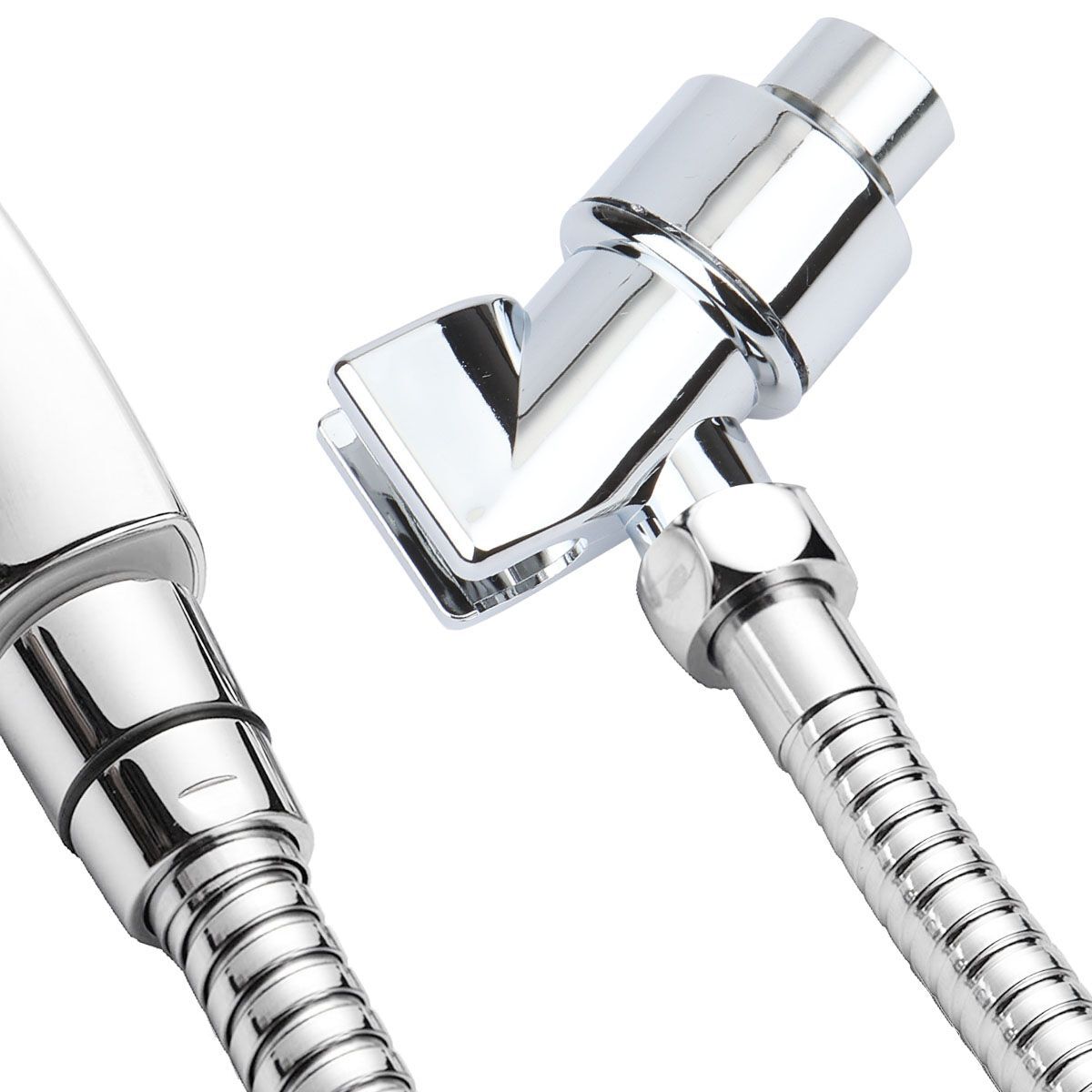 Handheld Shower Head Holder Wall-Mounted Adjustable Shower Arm Bracket Universal