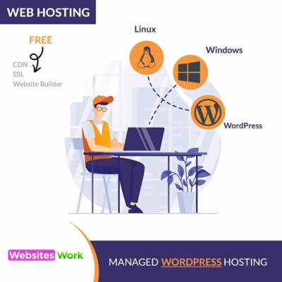   1 Year Website Hosting / Linux / Windows / WordPress UK Fast Server Hosting