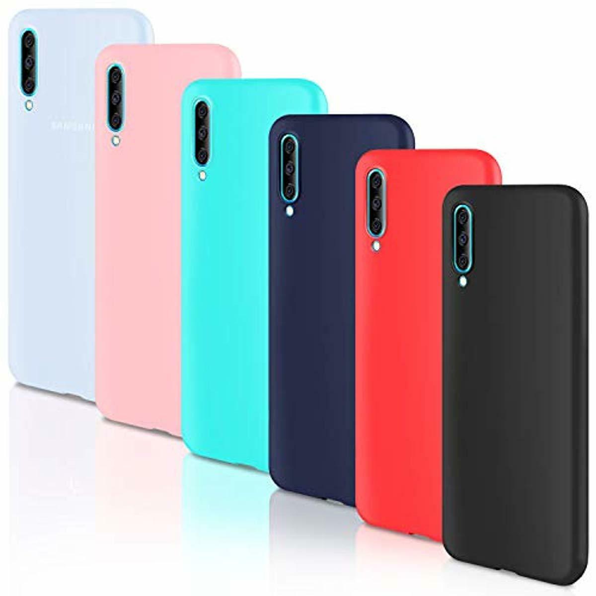 coque samsung a50 pastel silicone