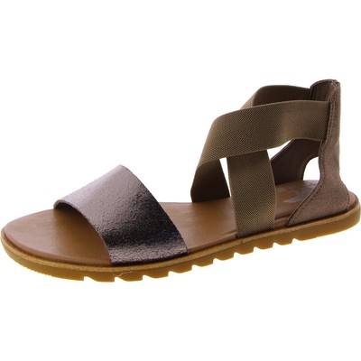 Женские босоножки на плоской подошве Sorel Ella II Bronze 6.5 Medium (B,M) BHFO 5227