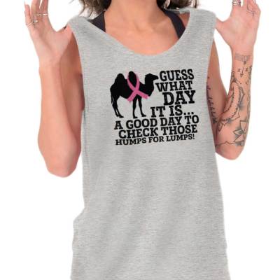 Guess What Day It Is Check Those Humps BCA Womens Tank Top Sleeveless T-Shirt