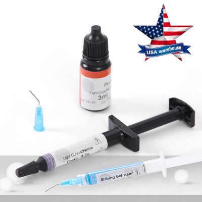 Dental Glue Ortho Bonding System Light Cure Primer Adhesive Kit F Bracket Braces
