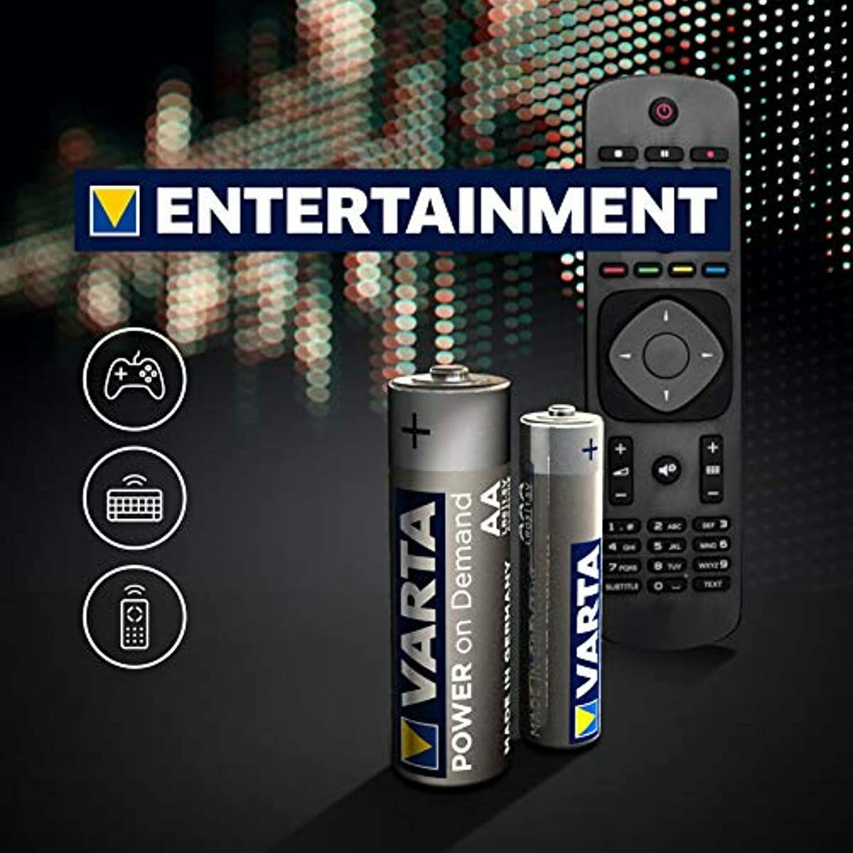 VARTA Power on Demand AA Mignon Batterien (40er Pack Vorratspack in umweltschone