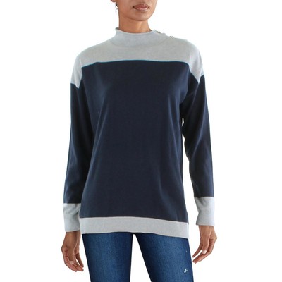 

Женский темно-синий пуловер из смеси модала Lauren Ralph Lauren Lia, топ  BHFO 5515, Navy/grey