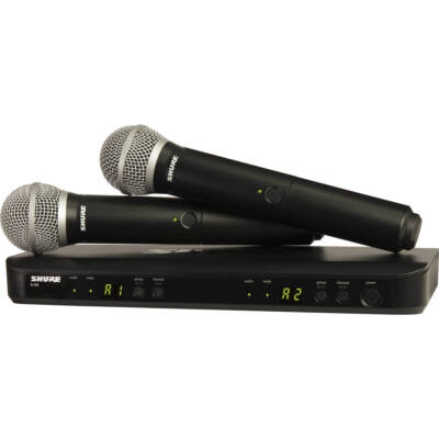Двухканальная беспроводная портативная микрофонная система Shure BLX288 с капсюлем PG58