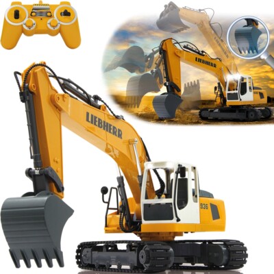 LIEBHERR Raupenbagger Ferngesteuert Modell RC Spielzeug Kind Baustelle Bagger