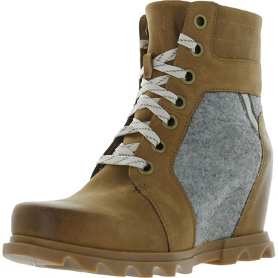 Женские ботинки Sorel Joan of Arctic на танкетке III Lexie Tan в боевом стиле и на шнуровке BHFO 3366