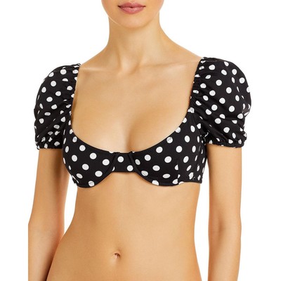 

Caroline Constas Женский купальник Skyros B/W на косточках  BHFO 9768, Black polka dot