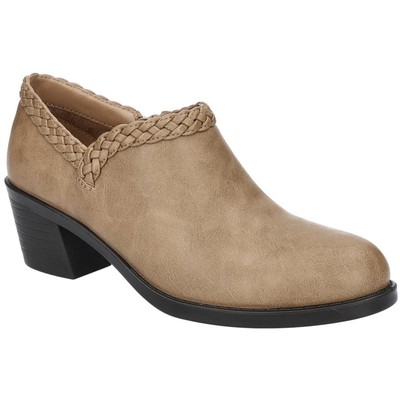 Легкие уличные женские сабо из искусственной кожи темно-серого цвета шириной 7 см (C, D, W) BHFO 7606