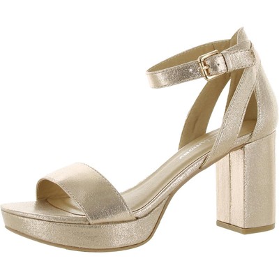 

CL by Laundry Womens GO ON Золотые туфли-лодочки с открытым носком 5.5 Medium (B,M) BHFO 1236, Starstone light gold