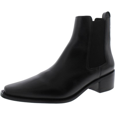 Женские черные кожаные ботинки Челси Tory Burch, размер 6, средний (B,M), BHFO 8651