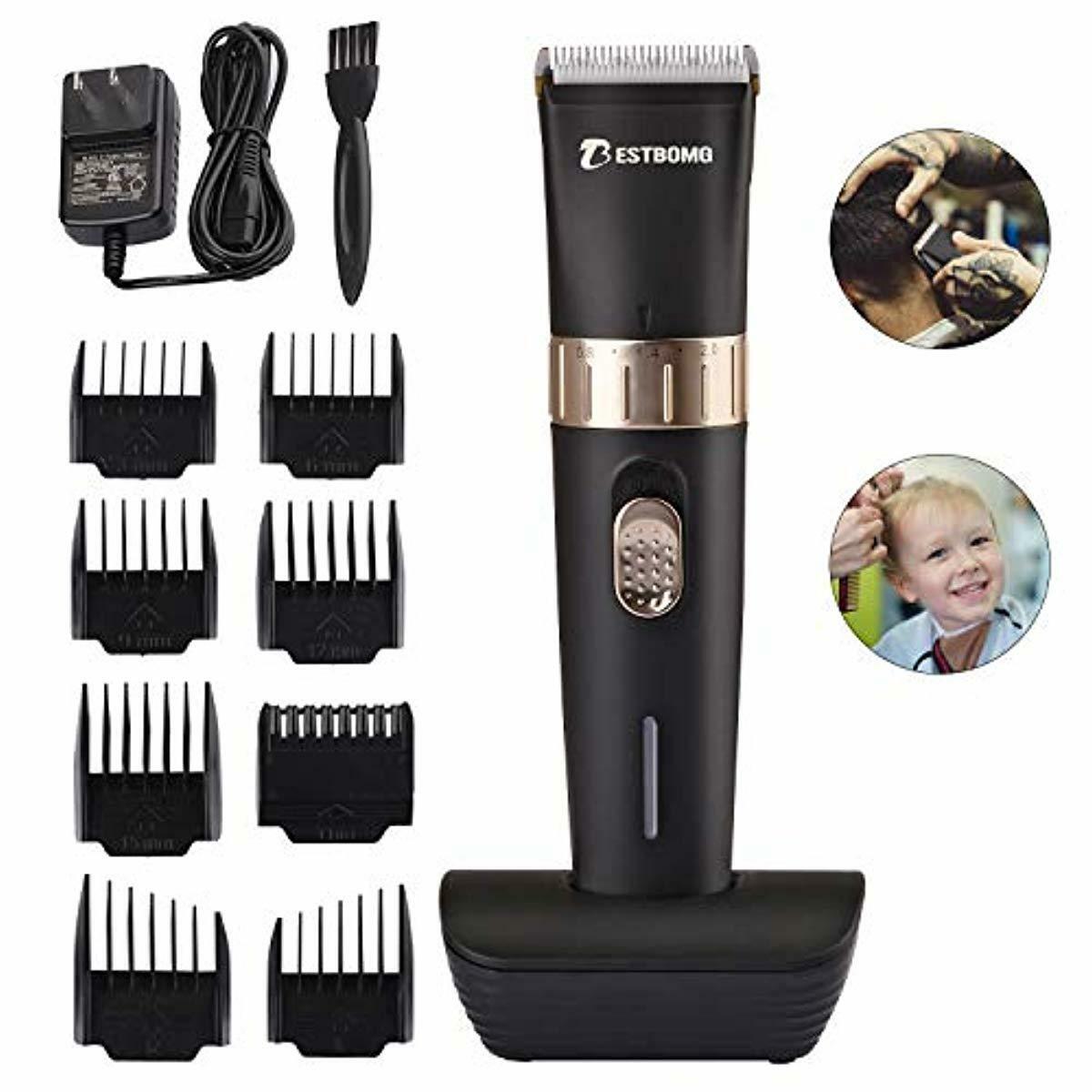 Professional Hair Clippers For Men Bestbomg Rechargeable Cordless