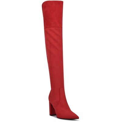 Женские сапоги до бедра из искусственной замши Nine West Womens Daser, BHFO 4772