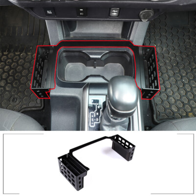 Interior Gear Shift Side Storage Box Two Baskets Fit For Toyota Tacoma 2016-2022