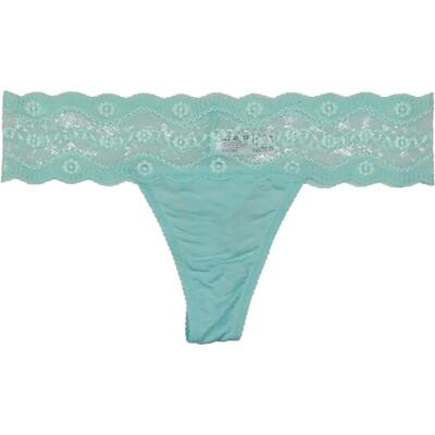 

Женские синие трусики-стринги B.Temptd by Wacoal с кружевной отделкой из модала  6 BHFO 8683, Light blue, 933182