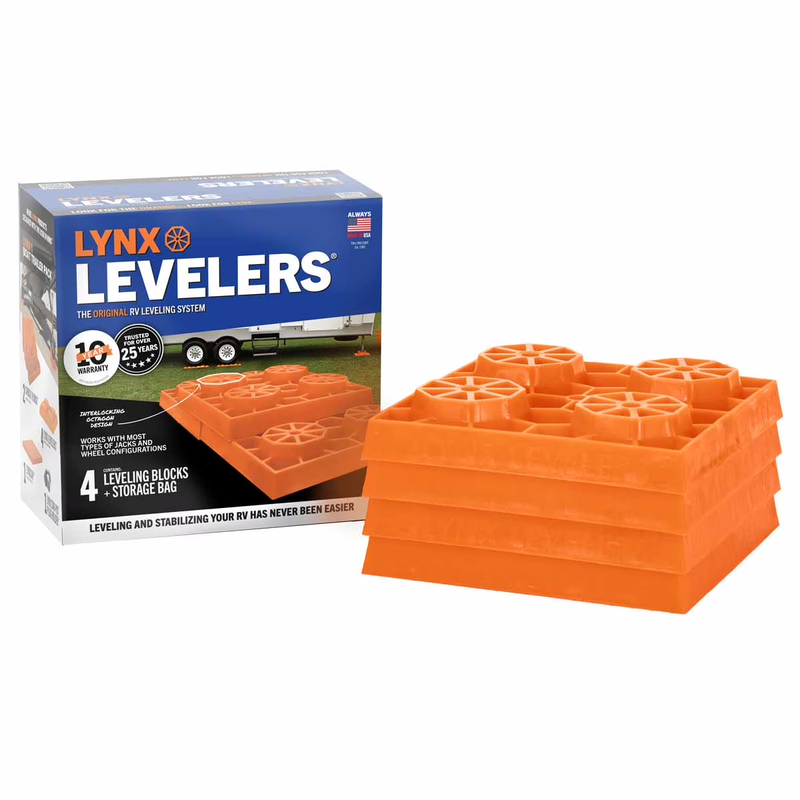 Tri-  Levelers RV Leveling Blocks 00016, 4 Pack