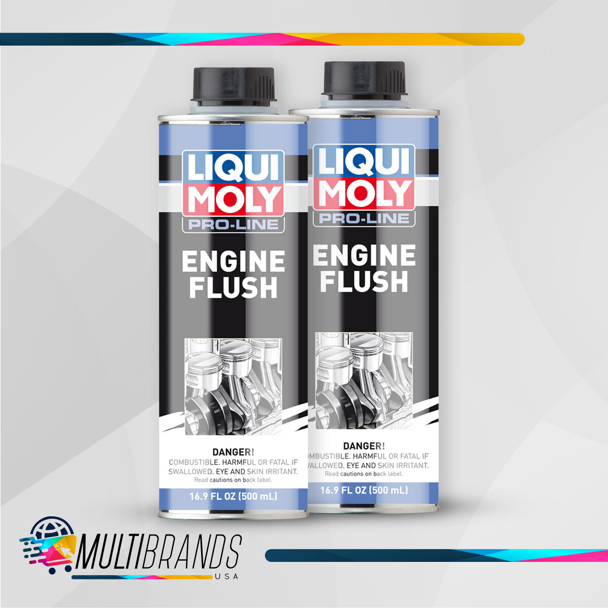 Liqui Moly Proline 2037 Motor Oil Engine Flush 500ml/16.9oz Pack Of 2