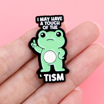 Funny Slogan Pin Badge AUTISM Awareness Mental Health ADHD Disabilty Gift