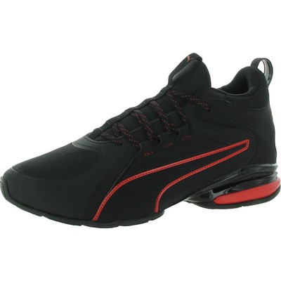 

Мужские кроссовки Puma Axelion Mid Black для спорта и тренировок 14 Medium (D) BHFO 8153, Puma black/ high risk red, Axelion Mid