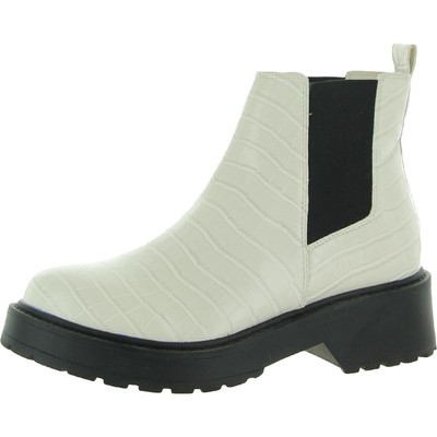 

Женские ботильоны без шнуровки Steve Madden Tyclone из искусственной кожи BHFO 4676, Beige croco, Tyclone