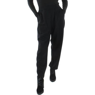 

Женские черные шерстяные однотонные брюки до щиколотки Eileen Fisher  BHFO 3875, Черный, F1BOEP4593M