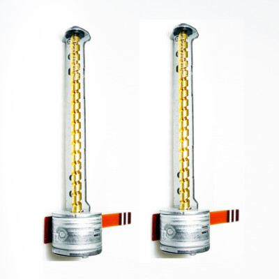2PCS DC 5V-6V Micro Mini 15mm Stepper Motor 53mm Long Linear Actuator Slider Nut