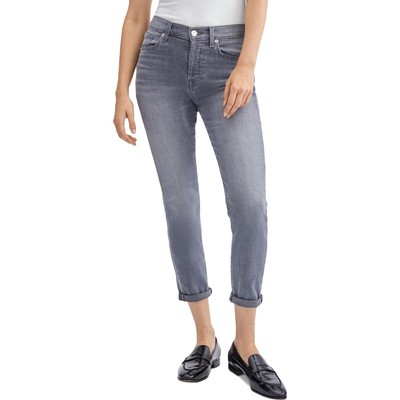 

7 For All Mankind Womens Josefina Denim Slim Fit Crop Jeans Boyfriend BHFO 0480, Josefina