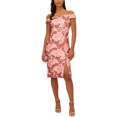 Женское полуофициальное платье для коктейлей и вечеринок Adrianna Papell BHFO 6082