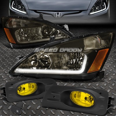 ФАРА С ДЫМЧАТЫМ КОРПУСОМ + ЯНТАРНЫЙ УГОЛОК + LED DRL + ЯНТАРНАЯ ПРОТИВОТУМАННАЯ ФАРА ДЛЯ 06-07 СМ 4DR