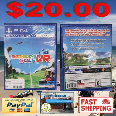 Everybody's Golf VR Sony PlayStation 4 PS4 PSVR Video Game BRAND NEW SEALED
