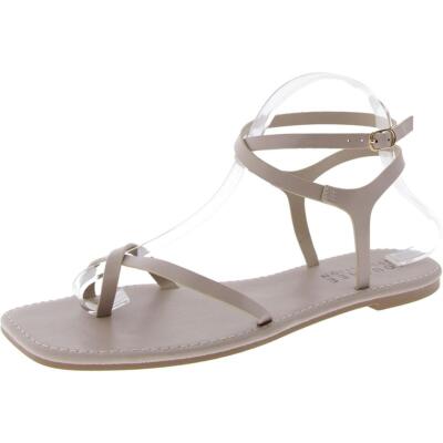 Journee Collection Womens Taupe Slingback Sandals 9.5 Medium (B,M) BHFO 7077