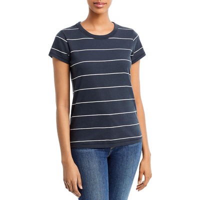 

Женская вязаная футболка в полоску Rag - Bone BHFO 2619, Black multi