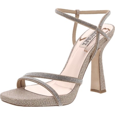 Женские туфли Badgley Mischka Urbana Gold на высоком каблуке 7,5 см (B,M) BHFO 3797