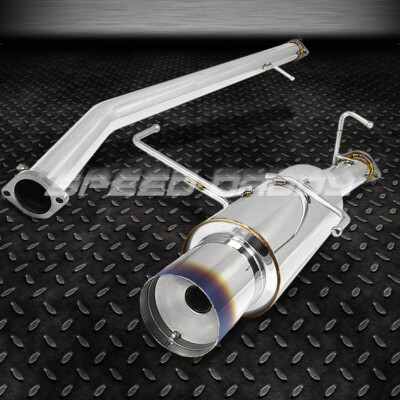 ДЛЯ 95-98 NISSAN 240SX S14 2.4 4.5 СГОРЕВШИЙ НАКОНЕЧНИК ГЛУШИТЕЛЯ ВЫХЛОПНОЙ СИСТЕМЫ CATBACK