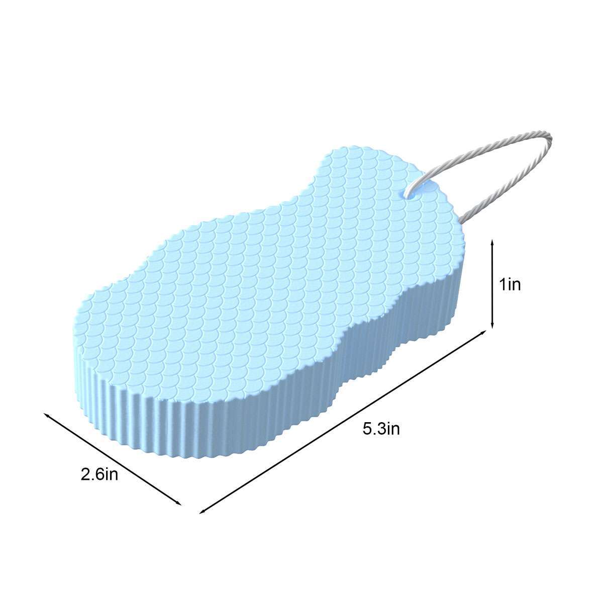 Super Soft Exfoliating Bath Sponge Ultra Soft Bath Body Shower Sponge Brush USA