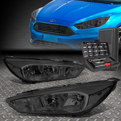 ДЛЯ 15-18 FORD FOCUS ДЫМЧАТЫЙ КОРПУС ПРОЗРАЧНЫХ УГЛОВЫХ ФАР ГОЛОВНОГО СВЕТА + НАБОР ИНСТРУМЕНТОВ