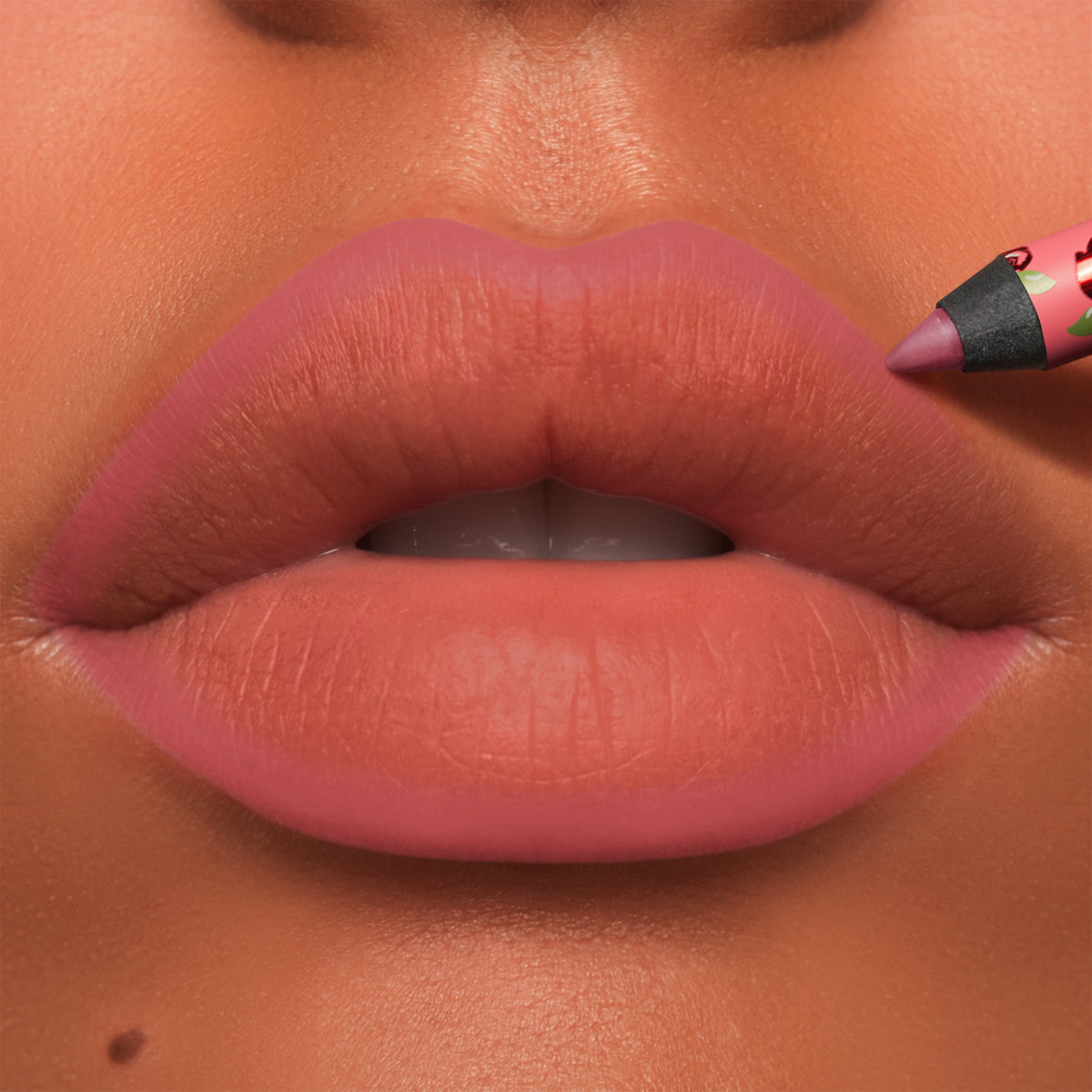 AUTHENTIC LIME CRIME COSMETICS VELVETINES CAKE LIP LINER PENCIL TOASTY PINK BNIB