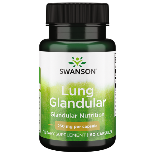 Swanson Raw Lung Glandular 250 мг 60 капсул