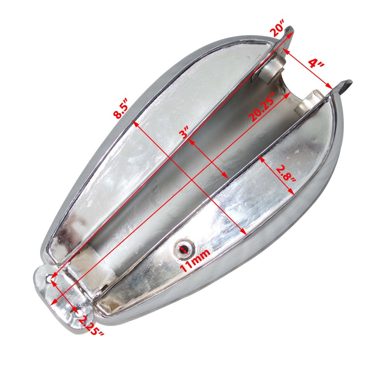 Fits Royal Enfield Classic 500cc Petrol Gas Fuel Tank Aluminium 